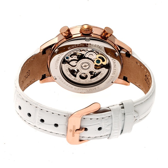 NWT White and Gold Automatic Watch